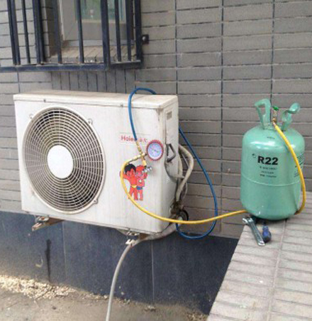 石棉空调加氟